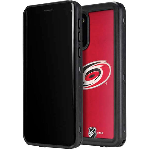 NHL Carolina Hurricanes Distressed Galaxy S20 Plus Waterproof Case