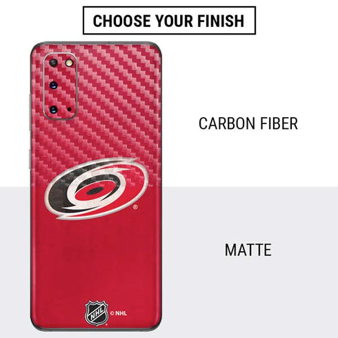 NHL Carolina Hurricanes Distressed Galaxy S20 Skin