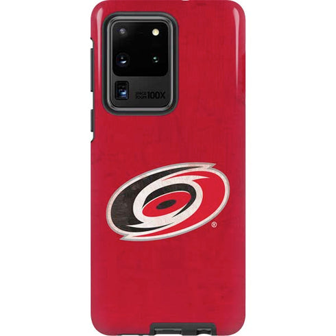 NHL Carolina Hurricanes Distressed Galaxy S20 Ultra 5G Pro Case