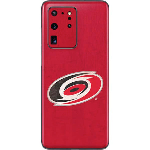 NHL Carolina Hurricanes Distressed Galaxy S20 Ultra 5G Skin