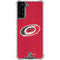 NHL Carolina Hurricanes Distressed Galaxy S21 FE Clear Case
