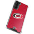 NHL Carolina Hurricanes Distressed Galaxy S21 FE Clear Case