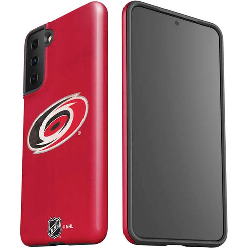 NHL Carolina Hurricanes Distressed Galaxy S21 FE Pro Case