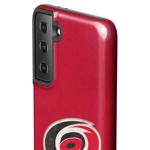 NHL Carolina Hurricanes Distressed Galaxy S21 Plus 5G Pro Case