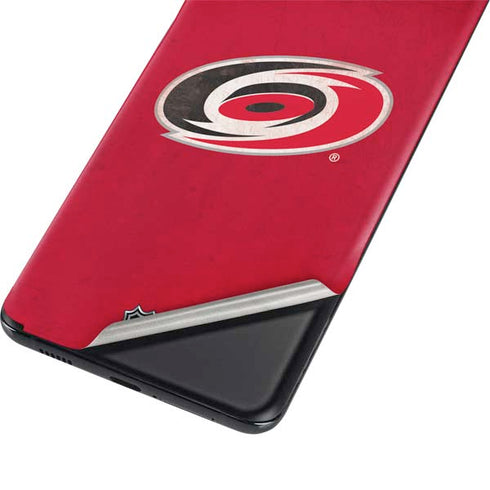 NHL Carolina Hurricanes Distressed Galaxy S21 Ultra 5G Skin