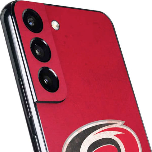 NHL Carolina Hurricanes Distressed Galaxy S22 Plus Skin