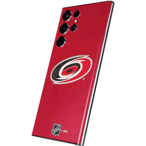 NHL Carolina Hurricanes Distressed Galaxy S22 Ultra Skin