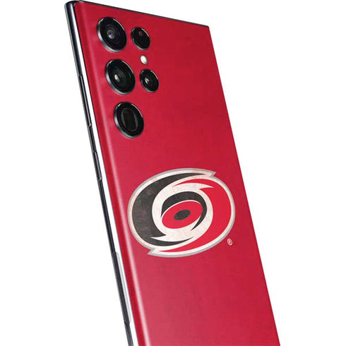 NHL Carolina Hurricanes Distressed Galaxy S22 Ultra Skin