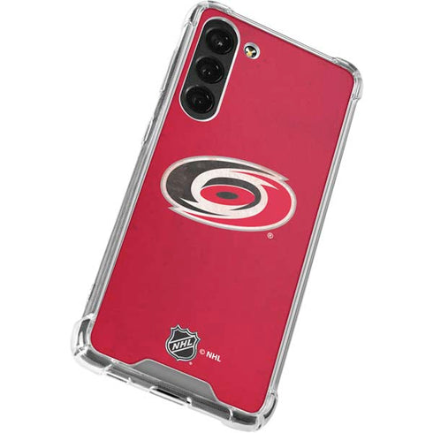 NHL Carolina Hurricanes Distressed Galaxy S23 Plus Clear Case