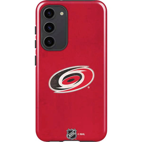 NHL Carolina Hurricanes Distressed Galaxy S23 Plus Pro Case