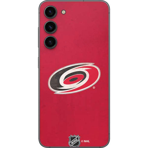 NHL Carolina Hurricanes Distressed Galaxy S23 Plus Skin