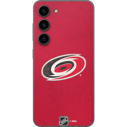 NHL Carolina Hurricanes Distressed Galaxy S23 Skin