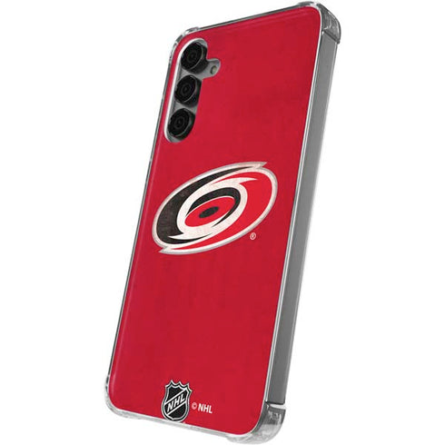 NHL Carolina Hurricanes Distressed Galaxy S24 Plus Clear Case