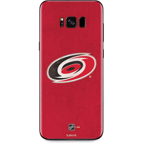 NHL Carolina Hurricanes Distressed Galaxy S8 Skin