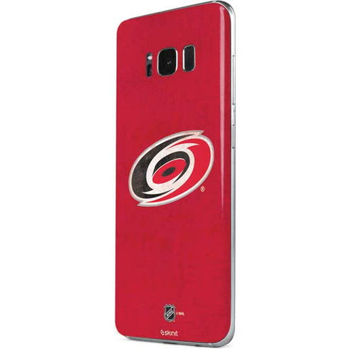NHL Carolina Hurricanes Distressed Galaxy S8 Skin