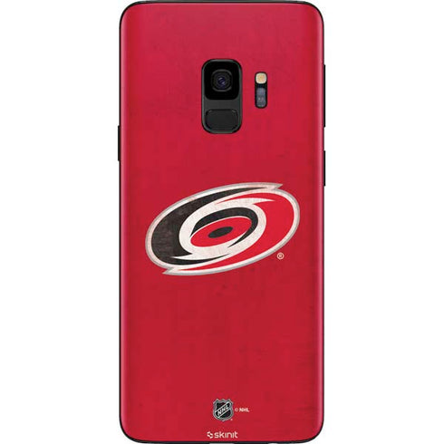 NHL Carolina Hurricanes Distressed Galaxy S9 Skin