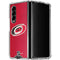 NHL Carolina Hurricanes Distressed Galaxy Z Fold4 5G Clear Case