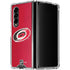 NHL Carolina Hurricanes Distressed Galaxy Z Fold4 5G Clear Case