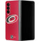 NHL Carolina Hurricanes Distressed Galaxy Z Fold4 5G Skin