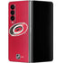 NHL Carolina Hurricanes Distressed Galaxy Z Fold4 5G Skin
