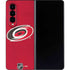 NHL Carolina Hurricanes Distressed Galaxy Z Fold4 5G Skin
