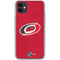 NHL Carolina Hurricanes Distressed iPhone 11 Clear Case