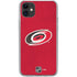NHL Carolina Hurricanes Distressed iPhone 11 Clear Case