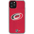 NHL Carolina Hurricanes Distressed iPhone 11 Pro Clear Case