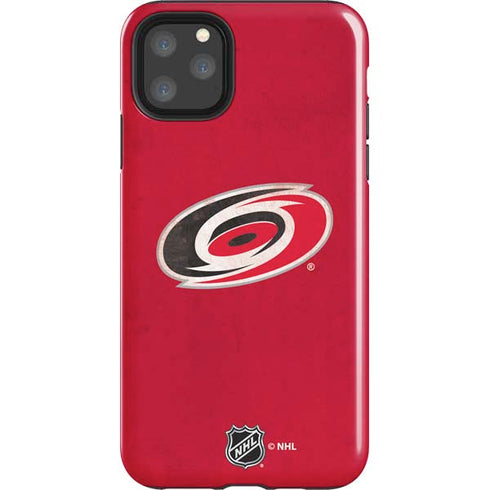 NHL Carolina Hurricanes Distressed iPhone 11 Pro Max Impact Case