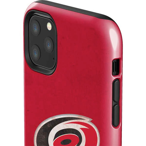 NHL Carolina Hurricanes Distressed iPhone 11 Pro Max Impact Case
