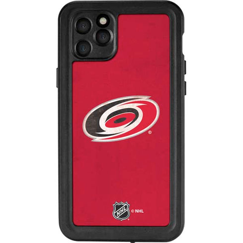 NHL Carolina Hurricanes Distressed iPhone 11 Pro Max Waterproof Case