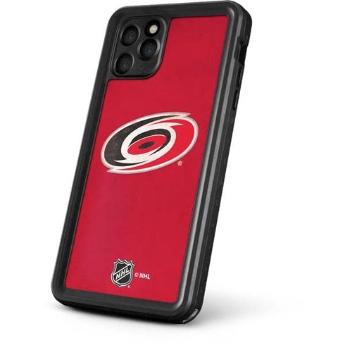 NHL Carolina Hurricanes Distressed iPhone 11 Pro Max Waterproof Case