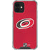 NHL Carolina Hurricanes Distressed iPhone 12 Clear Case