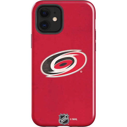 NHL Carolina Hurricanes Distressed iPhone 12 Impact Case