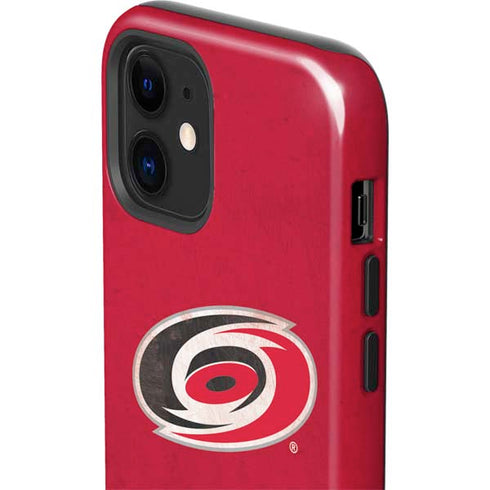 NHL Carolina Hurricanes Distressed iPhone 12 Impact Case