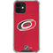 NHL Carolina Hurricanes Distressed iPhone 12 Mini Clear Case