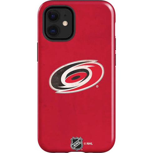 NHL Carolina Hurricanes Distressed iPhone 12 Mini Impact Case