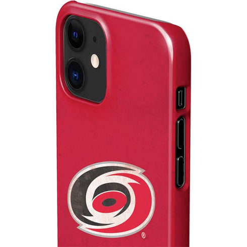 NHL Carolina Hurricanes Distressed iPhone 12 Mini Lite Case