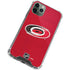 NHL Carolina Hurricanes Distressed iPhone 12 Pro Max Clear Case