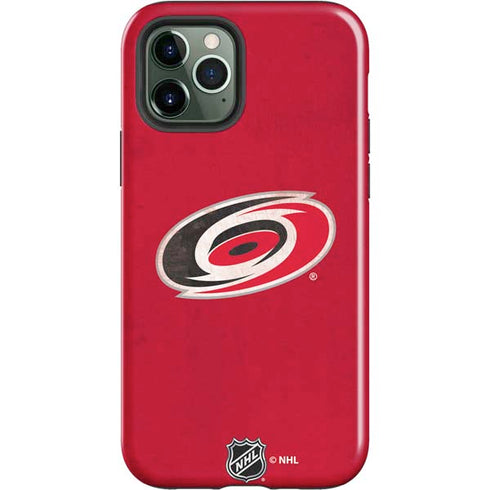 NHL Carolina Hurricanes Distressed iPhone 12 Pro Max Impact Case