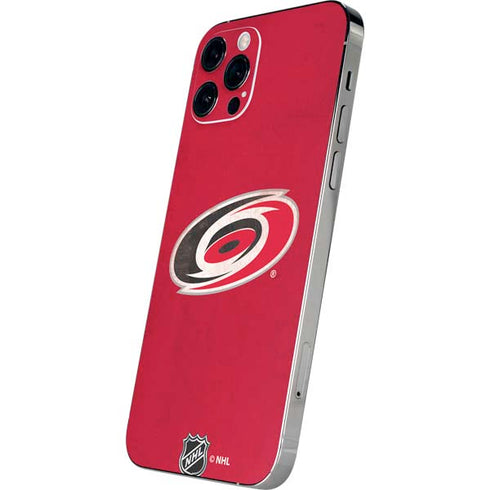 NHL Carolina Hurricanes Distressed iPhone 12 Pro Skin