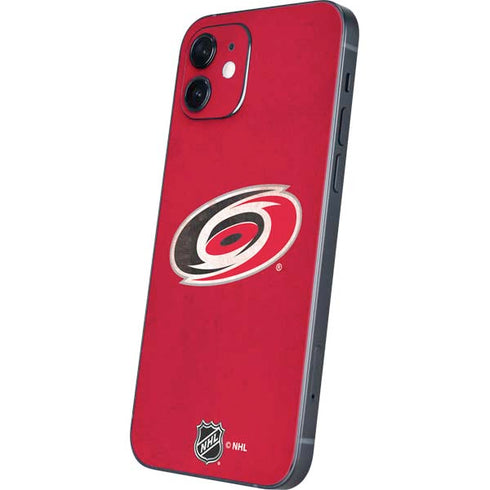 NHL Carolina Hurricanes Distressed iPhone 12 Skin