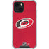 NHL Carolina Hurricanes Distressed iPhone 13 Mini Clear Case