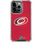 NHL Carolina Hurricanes Distressed iPhone 13 Pro Clear Case