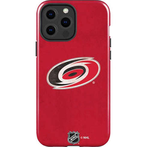 NHL Carolina Hurricanes Distressed iPhone 13 Pro Max Impact Case