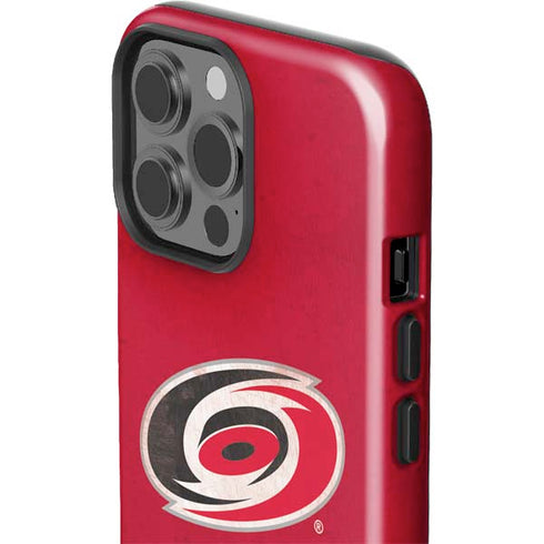NHL Carolina Hurricanes Distressed iPhone 13 Pro Max Impact Case
