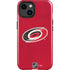 NHL Carolina Hurricanes Distressed iPhone 15 Plus Impact Case