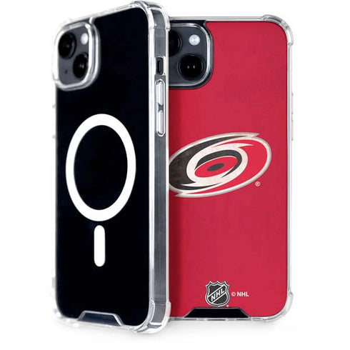 NHL Carolina Hurricanes Distressed iPhone 15 MagSafe Case