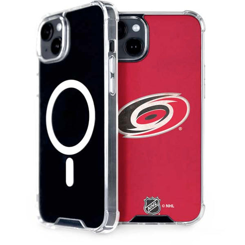 NHL Carolina Hurricanes Distressed iPhone 14 Plus MagSafe Case