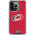 NHL Carolina Hurricanes Distressed iPhone 14 Pro Clear Case
